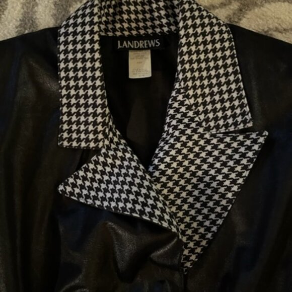 Vintage J. Andrews Houndstooth Skirt and Jacket Junior Size 5/6 - Picture 4 of 9